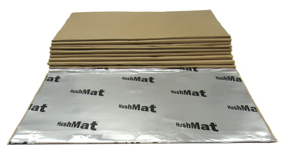 10901 – HUSHMAT Sound Dampening Kit, Multi Use Kit Use To Reduce Heat And Noise Covers 72 Square Foot Butyl With Alum...